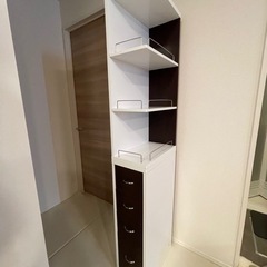 洗面所　すきま収納　ラックの画像