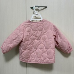 ユニクロ キルティングジャケット80cmの画像