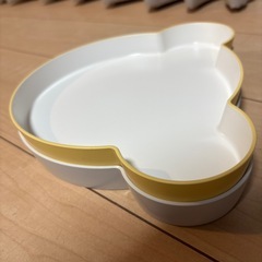 【美品】tak（タック）クマ型プレート 2枚セットの画像