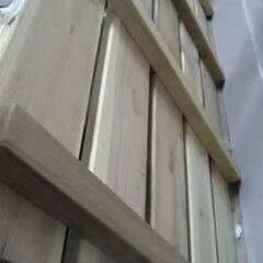 中古品　すのこ　横８５センチ、縦４８センチ、高さ３．５センチ　１個の画像