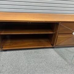 無印良品　スタッキングキャビネット　テレビボード　ウォールナット材の画像