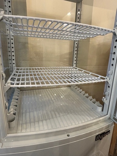 4面ガラス 冷蔵ショ ーケース 【70L】HJR-URK70W (美品)