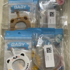 ②ベビー　歯ブラシ　4種セット　ケース付の画像