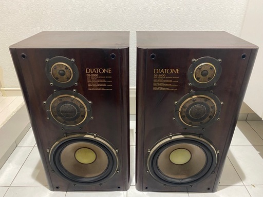 DIATONE DS-2000 スピーカー ペア現状品・未動作確認・ジャンク扱い DIATONE お買い得品 DS-2000 スピーカー ペア｜現状品・未動作確認
