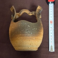 信楽焼 花瓶⑤　手桶花入の画像