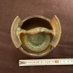 信楽焼 花瓶⑤　手桶花入の画像