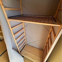 1/12配送無印良品　パイン材ユニットシェルフ　ワードローブ　の画像