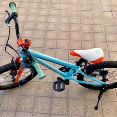 子供用自転車　ヨツバサイクル 16インチ　ラムネブルーの画像
