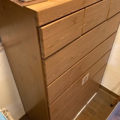 【美品】木製タンスの画像