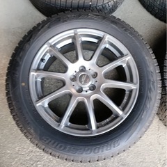 アルミホイルタイヤ　A-TECシュナイダー　ガングレー　&BSブリザックの画像