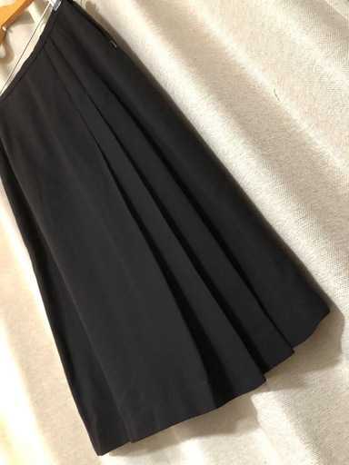 MAX MARA プリーツスカート 黒 38 MaxMara Weekend Line ブラックプリーツスカート クリアランス 38