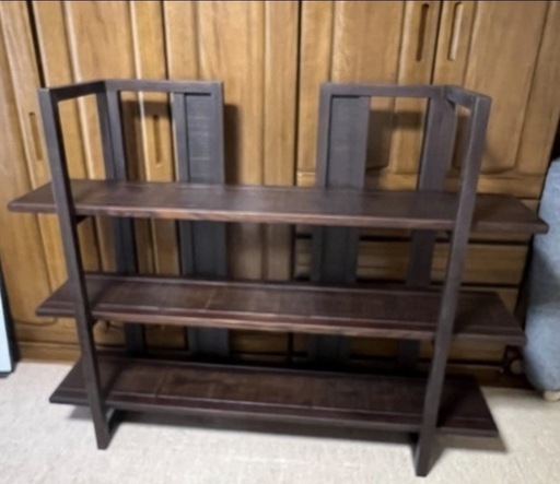 定価30万8000円！ 未使用 博永家具の鋸目、四方棚