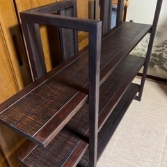 定価30万8000円！　未使用　博永家具の鋸目、四方棚　　東京都多摩市でのお渡しも可能！の画像
