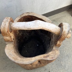 【希少品】ヴィンテージ　アンティークオブジェ　古民家家具傘立ての画像