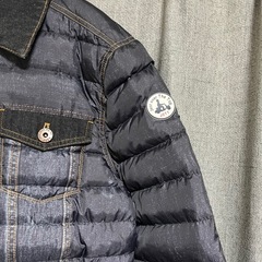 極美品JOTT ジョット デニム転写 ダウンジャケット ELIE エリー L相当の画像
