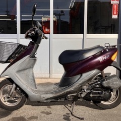 エンジン始動OK ライブディオ 規制前 動画有り 未整備　Dio パープル 別のバッテリーにてセル始動出来ましたの画像