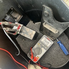 エンジン始動OK ライブディオ 規制前 動画有り 未整備　Dio パープル 別のバッテリーにてセル始動出来ましたの画像