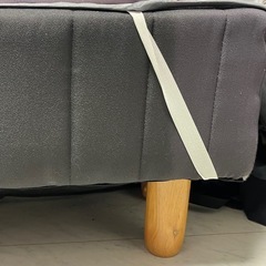 脚付きマットレス（シングルサイズ）1×2m／寝具一式付きの画像