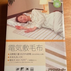 新品、電気敷毛布