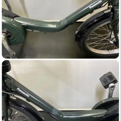 1年保証 パナソニック　ギュットミニ　20インチ　子供乗せ　電動アシスト自転車　g105の画像
