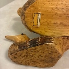 カモの置物の画像