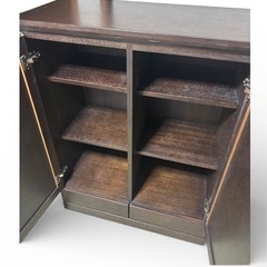 旭川家具 大雪木工 プリズム81 サイドボード 無垢材 キャビネットの画像