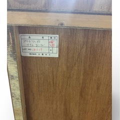 旭川家具 大雪木工 プリズム81 サイドボード 無垢材 キャビネットの画像