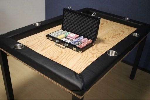 ポーカーテーブル兼用ダイニングテーブル