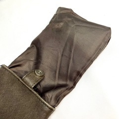 〈無料〉【訳あり・リメイク用】レザー調ポーチ 化粧ポーチの画像