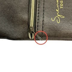 〈無料〉【訳あり・リメイク用】レザー調ポーチ 化粧ポーチの画像