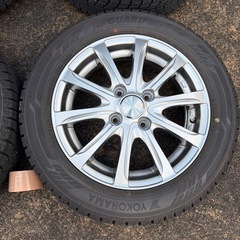 155/65R14  スタッドレスタイヤ　2021年バリ溝美品の画像