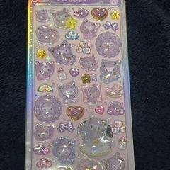 3個セット サンリオキャラクターズの「うるちゅるポップシール」の画像