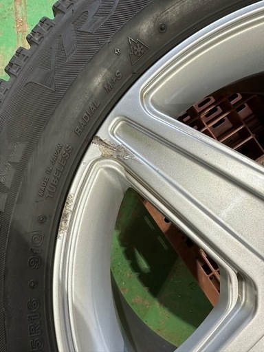 輸入車ホイール スタッドレスのみも大丈夫です205/55r16値下げ 5H スタッドレス ベンツ ブリヂストン