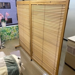 おりたたみ可能！パーテーション2個セットの画像