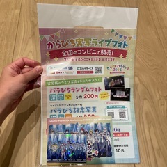 からぴち　カラフルピーチ　お好み焼き公演　特典付録　非売品の画像