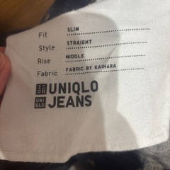 ユニクロ　ジーンズの画像