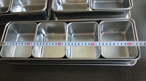 調味料薬味入れ 4ヶ入長 1台/6ヶ入長 2台