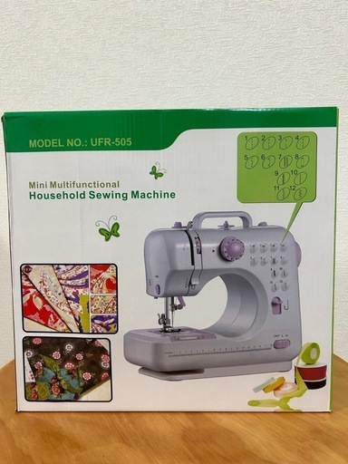 コンパクトミシン　中古品 コンパクトミシン (クジラ) 剛志の生活家電《ミシン》の中古あげます