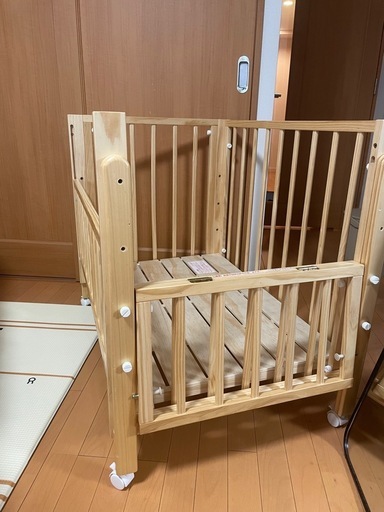 大和屋 お買い得品 yamatoyaトール Wオープン ミニベビーベッド