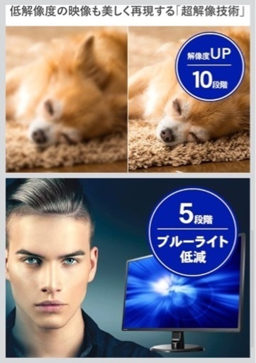 IODATA モニター 27インチ  WQHD ADSパネル 非光沢 