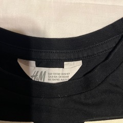 H&M スカル　ロンT 子供の画像