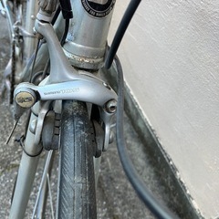 中古ロードバイク(サイコン付き)の画像