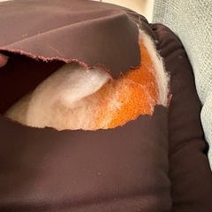 カリモク　1人掛けレザーソファ  来週締切の画像