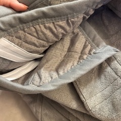 saikuco敷きパッド 裏起毛 あったか素材（グレー）の画像