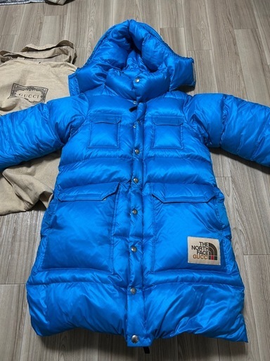 THE NORTH FACE GUCCI ダウンジ ブルー コート xxs