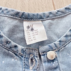 🌸 h&m  ワンピース 長袖 ベビー服 80cm 🌸の画像