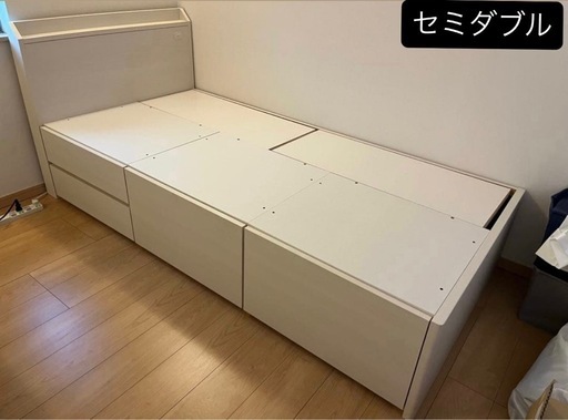 解体済み/港区引取希望】ニトリ すのこチェスト ベッドフレーム 割引