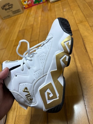希少！！FILA MB マッシュバーン ホワイト‪✕‬ゴールド
