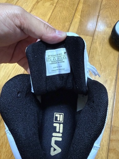 希少！！FILA MB マッシュバーン ホワイト‪✕‬ゴールド

