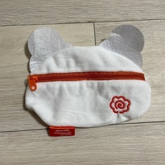 はなまるおばけ　ガチャガチャ　ふわふわフェイスポーチの画像